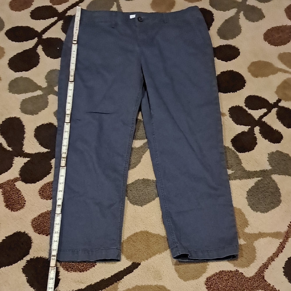LOFT Womens  Gray Chino Pants